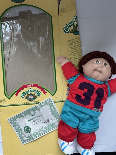 Vintage cabbage patch brown - patch,