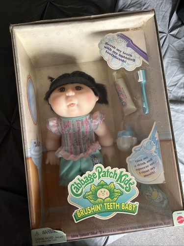 Cabbage patch brushin teeth - cabbage, brushin’